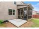 Enclosed patio with direct access to the backyard with lots of room for entertaining at 5901 Cobblestone Creek Cir, Mableton, GA 30126