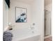 Bright bathroom showcasing a soaking tub, elegant decor, and a shower in the background at 2686 Ne Almand Ne Ln, Conyers, GA 30013