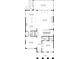 First floor plan showcases layout of kitchen, breakfast nook, dining room, foyer, and living room at 127 Oak Ln, Decatur, GA 30030