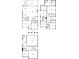 Detailed floor plan showcasing layout of kitchen, dining room, foyer, living room, and bedrooms at 127 Oak Ln, Decatur, GA 30030