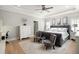 Bright main bedroom with neutral colors, stylish furnishings, and ample natural light at 127 Oak Ln, Decatur, GA 30030