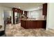 Spacious kitchen featuring granite countertops, stainless steel appliances, and island at 810 Doe Hill Ln, Roswell, GA 30075