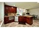 Open kitchen featuring granite countertops, modern appliances and custom cabinetry at 810 Doe Hill Ln, Roswell, GA 30075