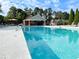Community pool surrounded by lounge chairs and greenery, perfect for relaxation and recreation at 810 Doe Hill Ln, Roswell, GA 30075