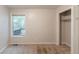 Bedroom features a window looking out onto a deck and a closet at 1282 Shiloh Trail E, Kennesaw, GA 30144