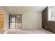 Bedroom with sliding glass doors that lead to a sunroom at 1282 Shiloh Trail E, Kennesaw, GA 30144