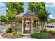 Charming gazebo with a cream-colored roof and a view of the community at , Buford, GA 30518