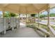 Mailboxes under a gazebo with a bench providing a convenient spot for residents at , Buford, GA 30518