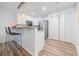Bright kitchen featuring stainless steel appliances, granite countertops, and a stylish breakfast bar at 1445 Monroe Ne Dr # C32, Atlanta, GA 30324