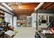 Unfinished basement with storage, workbench, appliances, and a concrete floor that awaits your creativity at 300 Stone Mill Trl, Atlanta, GA 30328