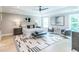 Spacious main bedroom with tray ceiling, windows, and stylish decor at 2561 Adair Ridge Ct, Decatur, GA 30034