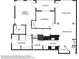 Condo floor plan showcasing the layout with the location of the main bedroom, kitchen, bathroom and balcony at 4203 Stratford Commons # 4203, Decatur, GA 30033
