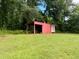 A backyard with a shed at 882 Campbell Rd, Covington, GA 30014