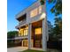 Stunning modern architectural design with sleek lines, large windows, and a glass-paneled balcony at 1102 Sanders Se Ave, Atlanta, GA 30316