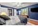 Cozy bedroom with stylish hardwood floors and a view from the bright window at 3149 Buford Ne Hwy # 2, Atlanta, GA 30329