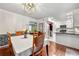 Bright dining area with a view to the kitchen, lovely decor and natural light at 3149 Buford Ne Hwy # 2, Atlanta, GA 30329