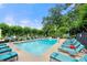 Community pool with plentiful lounge seating at 3149 Buford Ne Hwy # 2, Atlanta, GA 30329