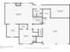 Basement floor plan with a large living room, media room, office and a wet bar at 4046 Water Hole Ct, Douglasville, GA 30135