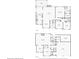 Detailed floor plan showcasing the layout of both the first floor and basement levels at 4046 Water Hole Ct, Douglasville, GA 30135