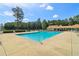 Enjoy this gorgeous community pool on a hot summer day with plenty of lounge chairs and beautiful landscaping at 4046 Water Hole Ct, Douglasville, GA 30135