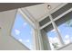 Staircase view of modern window and sky at 670 Willoughby Ne Way, Atlanta, GA 30312