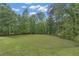 Beautiful backyard featuring lush green grass and mature trees at 14501 Woolsey Rd, Hampton, GA 30228