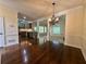 Spacious dining room with hardwood floors at 851 Millvale Pl, Lawrenceville, GA 30044