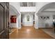 Open foyer with hardwood floors and high ceilings, creating a grand entrance at 1701 Clay Brooke Se Ct, Smyrna, GA 30082