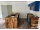 Renovated kitchen showcases a butcher block island and sleek cabinetry at 451 Collier Ridge Nw Dr, Atlanta, GA 30318