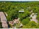 An aerial view showcasing the property site within a neighborhood with mature trees and landscaping at 1200 Mansfield Ne Ave, Atlanta, GA 30307