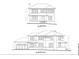 Architectural drawing of the home's front and right side elevations at 1200 Mansfield Ne Ave, Atlanta, GA 30307