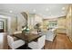 Spacious kitchen boasts ample storage, a large island, stainless appliances, and hardwood floors at 400 Mabry Pl, Atlanta, GA 30319