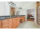 Double vanity bathroom features modern fixtures and an open design at 6017 Chestatee Creek Nw Ct, Acworth, GA 30101