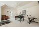 Large bonus room features exercise equipment, providing space for fitness and recreation at 6017 Chestatee Creek Nw Ct, Acworth, GA 30101
