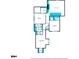 Detailed floor plan showcasing the layout of the residence, including bedrooms, bathrooms, office, and walk-in closets at 6017 Chestatee Creek Nw Ct, Acworth, GA 30101