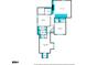 Detailed floor plan showcasing bedroom sizes, closet space, and bathroom locations at 6017 Chestatee Creek Nw Ct, Acworth, GA 30101