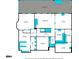 This home layout showing bedroom sizes, screened porch area and eat-in kitchen at 6017 Chestatee Creek Nw Ct, Acworth, GA 30101
