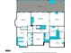 Detailed floor plan of the home, showing room dimensions and layout of bedrooms, kitchen and recreation room at 6017 Chestatee Creek Nw Ct, Acworth, GA 30101