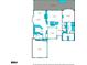Detailed floorplan showcases the layout of the house, including the living spaces, bedrooms, bathrooms and the garage at 6017 Chestatee Creek Nw Ct, Acworth, GA 30101