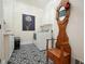 Laundry room with decorative patterned floor at 6017 Chestatee Creek Nw Ct, Acworth, GA 30101