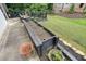 Backyard featuring raised planter boxes with lush greenery, perfect for gardening enthusiasts at 6017 Chestatee Creek Nw Ct, Acworth, GA 30101