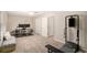 This large bonus room has multiple uses for work, recreation, or home gym at 573 Hastings Way, Jonesboro, GA 30238