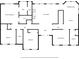 Detailed floor plan showcasing the layout of a home including kitchen, bedrooms, and living spaces at 2930 Heather Stone Way, Lawrenceville, GA 30043