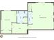 Floorplan showcasing the basement featuring a Gathering room, recreation room, bathroom, and laundry at 178 Castleair Ne Dr, Kennesaw, GA 30144