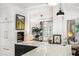 Bright kitchen with marble countertops, modern lighting, and stainless steel appliances at 1833 N Rock Springs Ne Rd, Atlanta, GA 30324
