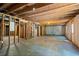 Unfinished basement featuring a blank canvas ready for customization and new construction at 1765 Redbud Way, Cumming, GA 30041