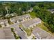 Aerial view of a residential area with lush green trees at 2829 Wild Laurel Ct, Norcross, GA 30071