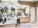 A spacious bathroom features double sinks with great mirror space at 3777 Peachtree Ne Rd # 438, Brookhaven, GA 30319