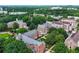 Expansive aerial view of Agnes Scott College with traditional architecture and verdant campus grounds at 1325 Oakview Rd, Decatur, GA 30030