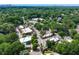 Lovely aerial view showcases a quaint commercial area nestled among lush greenery and neighborhood streets at 1325 Oakview Rd, Decatur, GA 30030